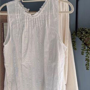 a.n.a White Sleeveless Blouse